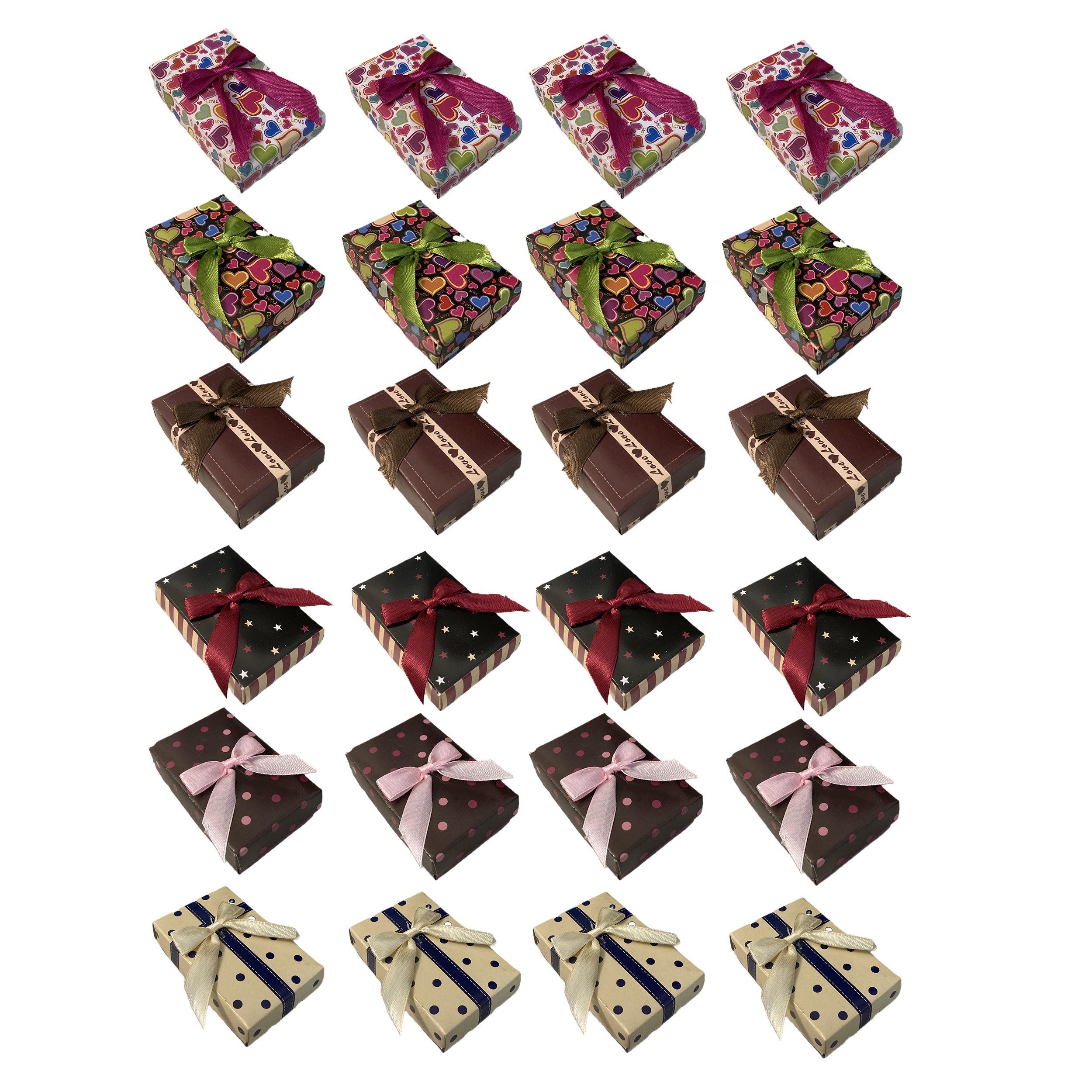 جعبه جواهرات مدل ZBGA04 بسته ۲۴ عددی