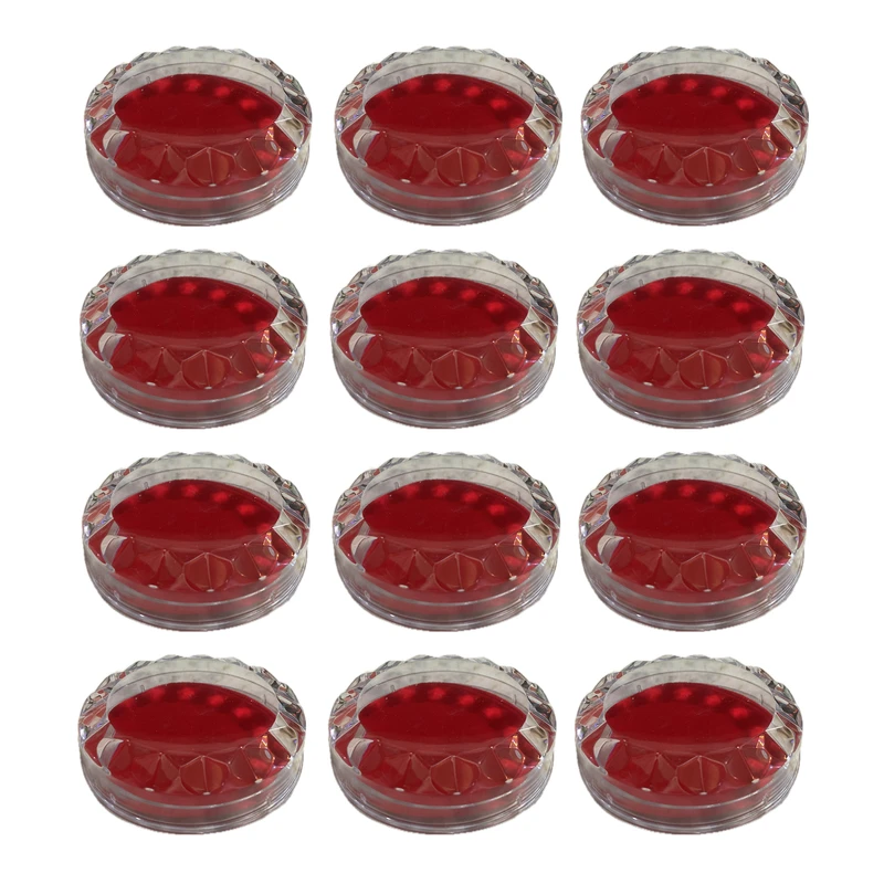 جعبه جواهرات مدل کریستال گرد کد ZBW02 بسته 12 عددی